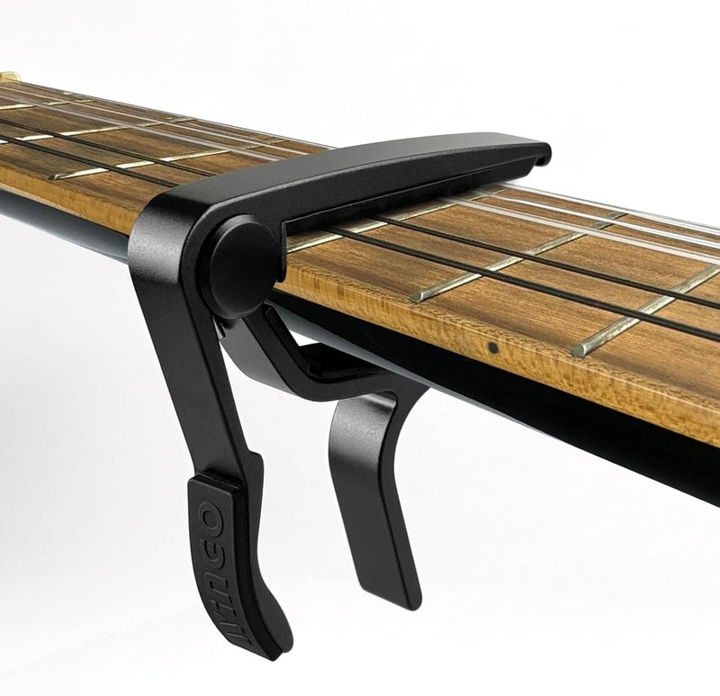 Wingo كابو جيتار كلاسيكي مسطح محترف، أسود، 5 ريشة - Image 5