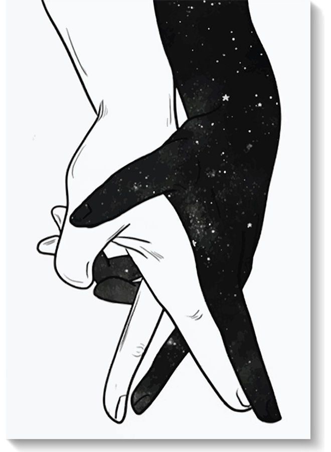 RYN Fingers Wall Art Multicolour 40x60cm - Image 1