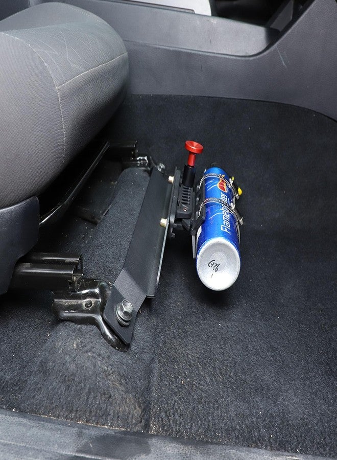CHEAYAR Quick Release Adjustable Aluminum Fire Extinguisher Holder Mount Bracket Compatible with Toyota Tacoma 2023 2022 2021 2020-2016, Aluminum Car Seat Fire Extinguisher Bracket, 3rd Gen Tacoma Accessories - Image 5