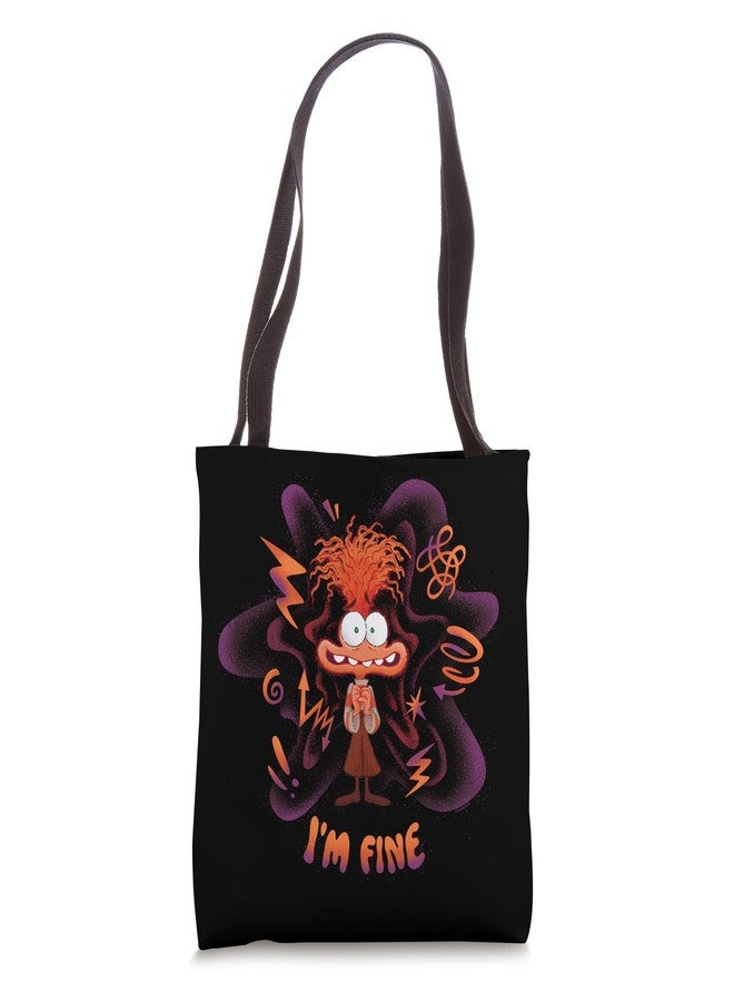 Pixar Disney and Pixar’s Inside Out 2 Emotions Anxiety I’m Fine Tote Bag - Image 1