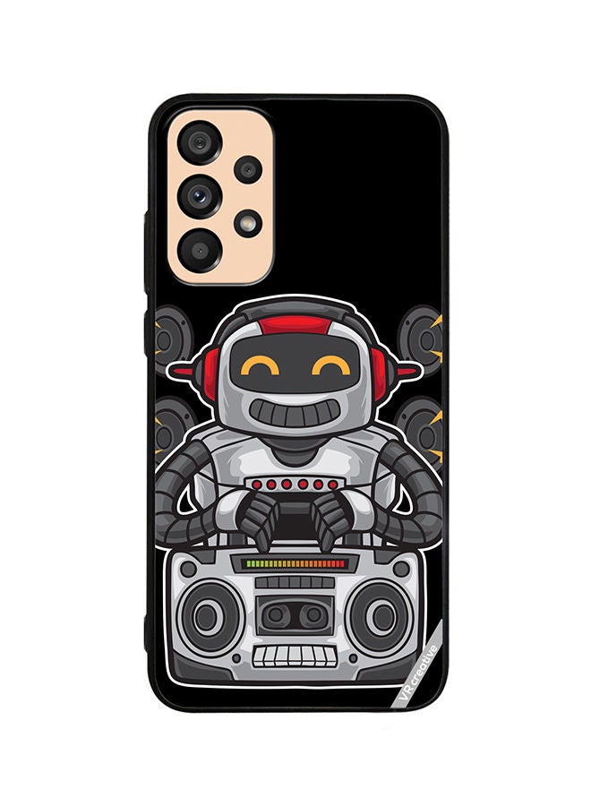 VR CREATIVE Protective Case Cover For Samsung Galaxy A23 Speaker Monkey Design Multicolour - Image 1