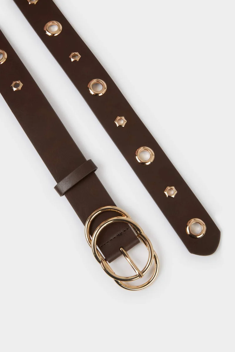 ديفاكتو Woman Faux Leather Jean Belt
