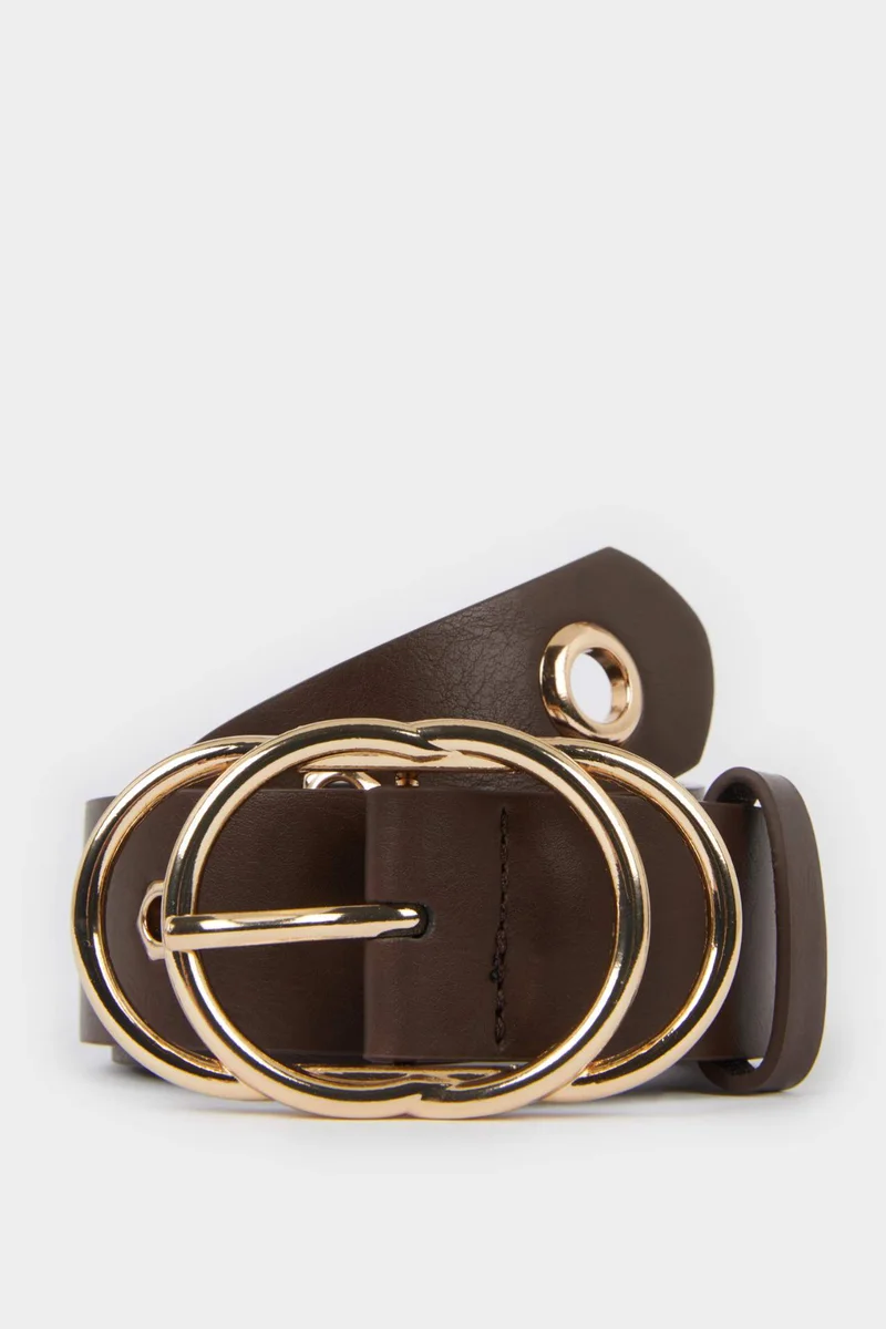 ديفاكتو Woman Faux Leather Jean Belt