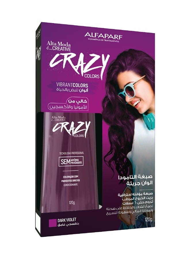 ALTA MODA Creative Crazy Colors Dark Violet 120G - Image 1