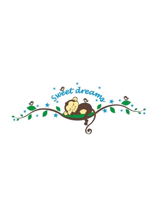 NIBEMINENT Decorative Wall Decal Green/Blue/Brown 10x15x0.5inch  - Image 1