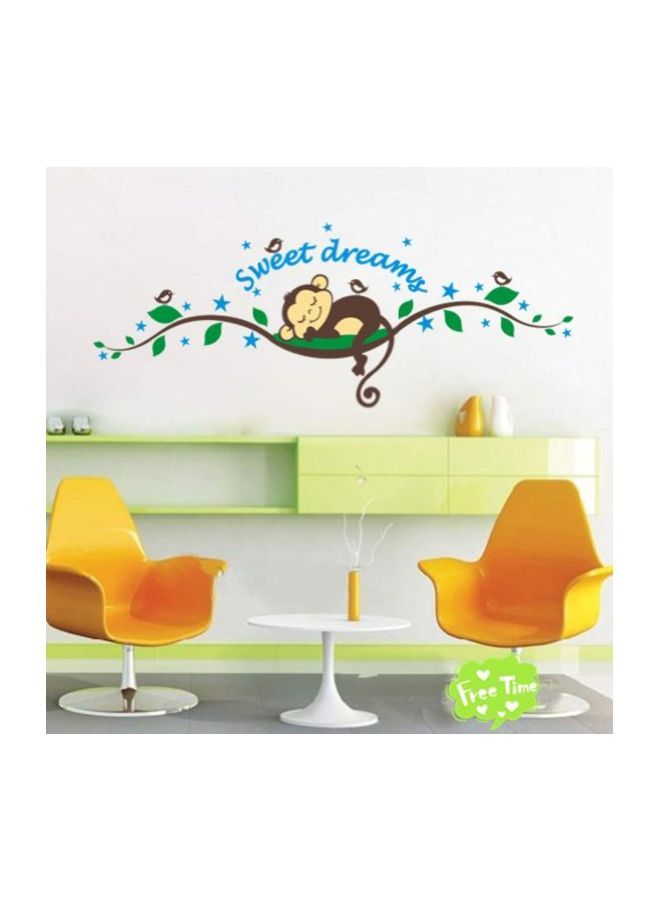NIBEMINENT Decorative Wall Decal Green/Blue/Brown 10x15x0.5inch  - Image 4