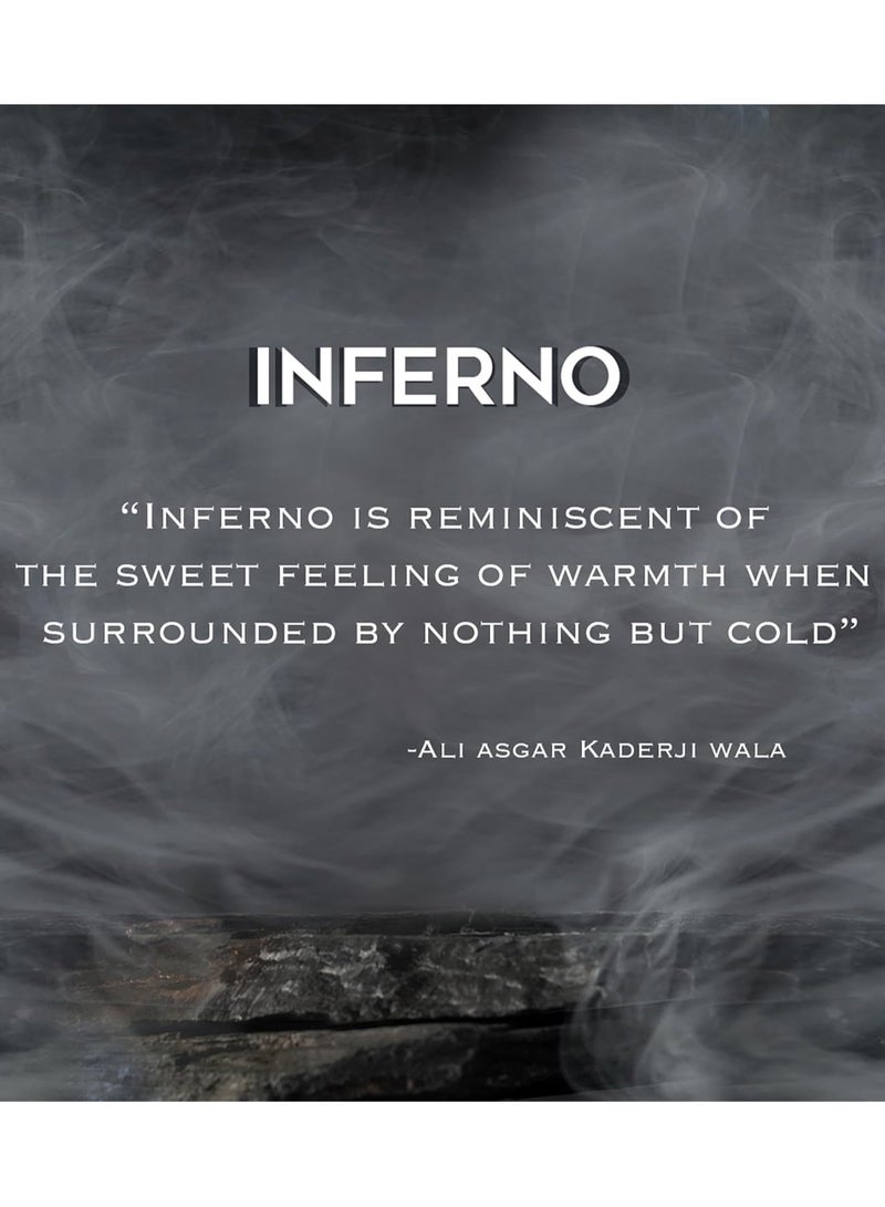 NASEEM Inferno Aqua Perfume 80ml - Luxurious Blend of Clove, Saffron, Cinnamon, & Vetiver - Sensual Fragrance with Warm & Smoky Notes, Perfect for Cold Evenings - Image 5