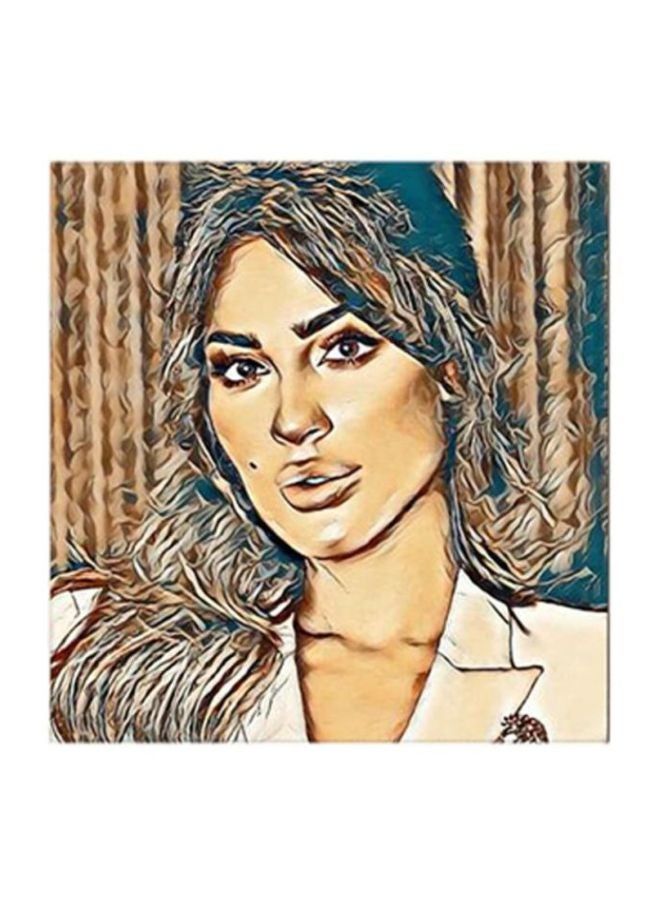 RYN لوحة MDF متعددة الألوان من نادين نسيب نجيم 30x30 سنتيمتر - Image 2