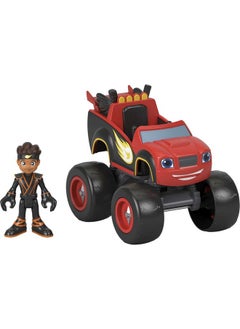 Blaze And The Monster Machines Toy Truck & Figure Set, Ninja Blaze & Aj, Preschool Racing Play Ages 3+ Years