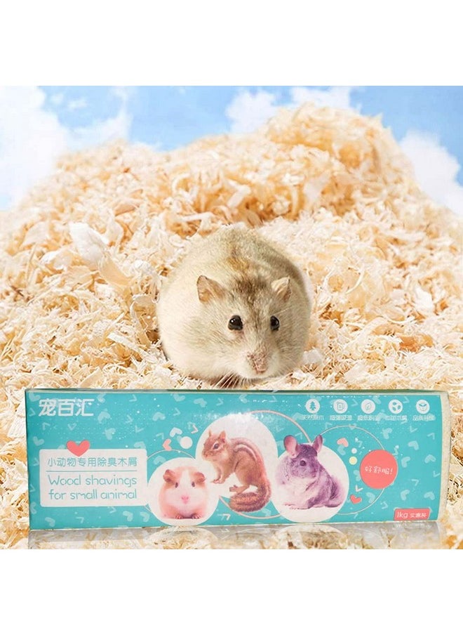 بتس إمباير أغطية حلاقة خشبية طبيعية مستوردة من شركة Pets Empire للهامستر والقزم والفئران والجربوع والأرانب وخنزير غينيا، 1 كجم  - Image 2