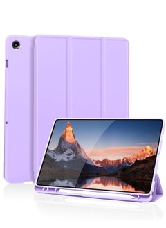 MIGOFAST Case for Samsung Galaxy Tab A9 Plus Tablet Case with Pencil Holder, Slim Smart Protective Case with Soft TPU Back, Auto Sleep/Wake Cover Purple  - Image 1