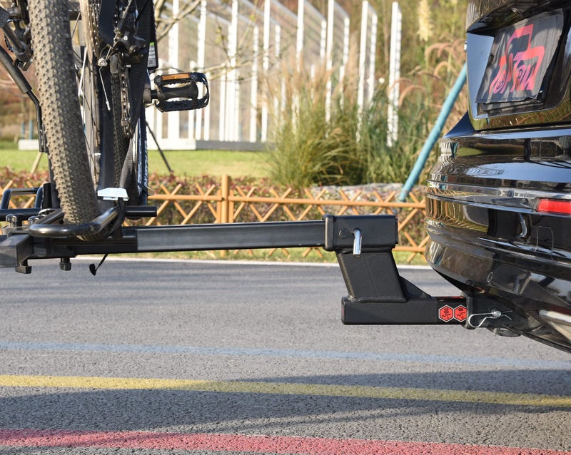 TOPTOW Trailer Receiver Hitch Extender Adapter 6" Drop/Riser, 8.5" and 10.5" Extension Length, 2" Shank, 7500lbs Towing Capacity, Matte Black… - Image 5