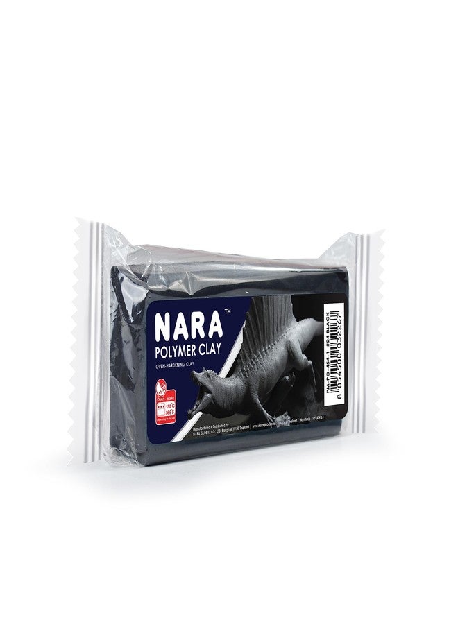 NARA Polymer Baking Clay, 1 Color, 1 Block, 454g (1 lb.) (Black) - Image 2