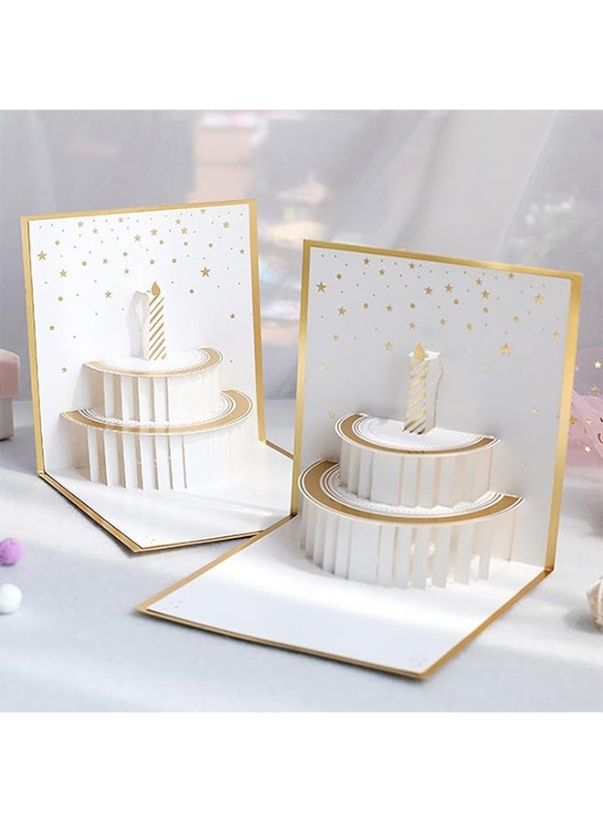 Fancy Elegant Design 3D Pop Up Card, Greeting Card for Birthday, Sturdy and Solid Cardstock Gift Card Best for Birthday, Graduation, Anniversary - Image 4