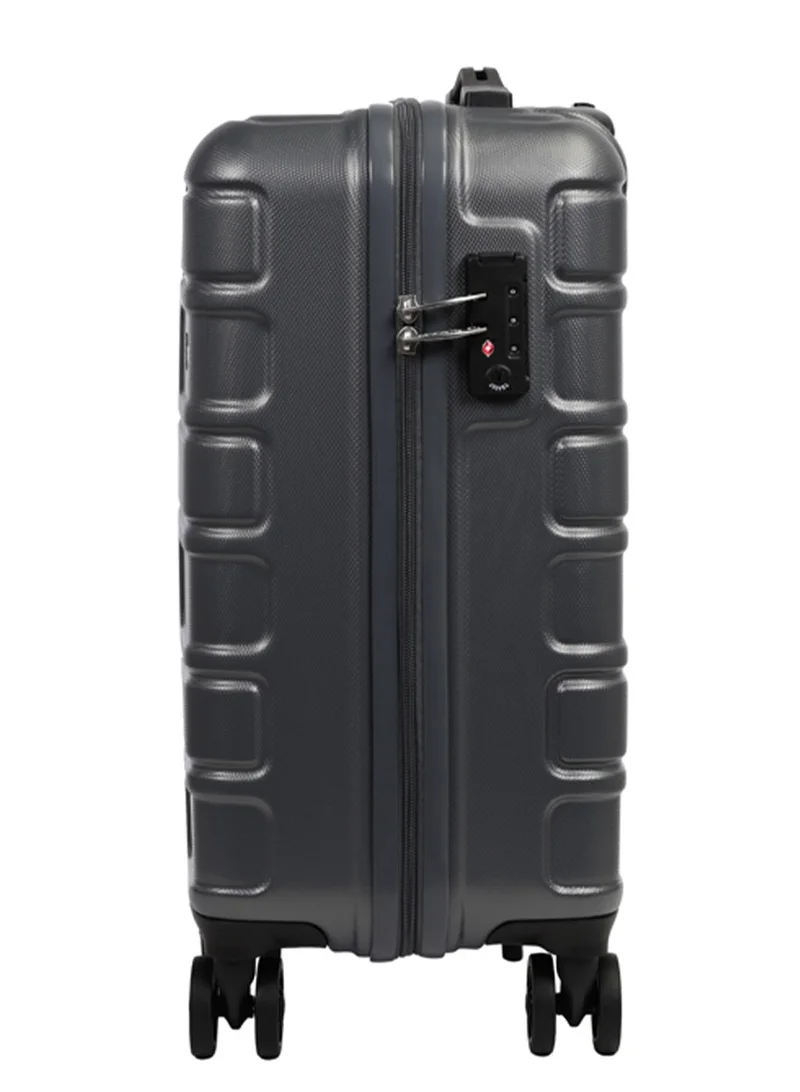 AMERICAN TOURISTER  Bricklane Suitcase, Cabin Size 55 cm / 20 inch, 4 Spinner Wheels, Hard Top, ABS, Dark Shadow|Scratch Resistance|TSA Lock|Inner Mesh Zippered Pocket - 3 Years International Warranty  | Best Price UAE
