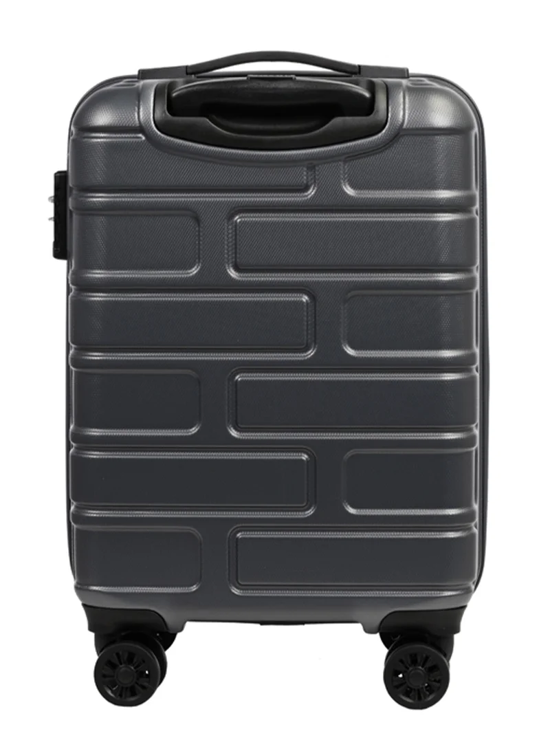 AMERICAN TOURISTER  Bricklane Suitcase, Cabin Size 55 cm / 20 inch, 4 Spinner Wheels, Hard Top, ABS, Dark Shadow|Scratch Resistance|TSA Lock|Inner Mesh Zippered Pocket - 3 Years International Warranty  | Best Price UAE