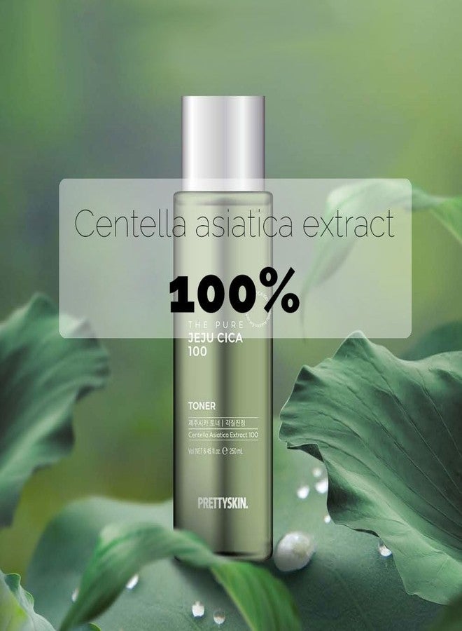 PRETTYSKIN The Pure Jeju CICA Facial Toner 8.45fl.oz. | 100% Centella Asiatica Extract | Hydrating & Soothing Water-Type Toner | for Sensitive Skin | Korean Skincare - Image 2