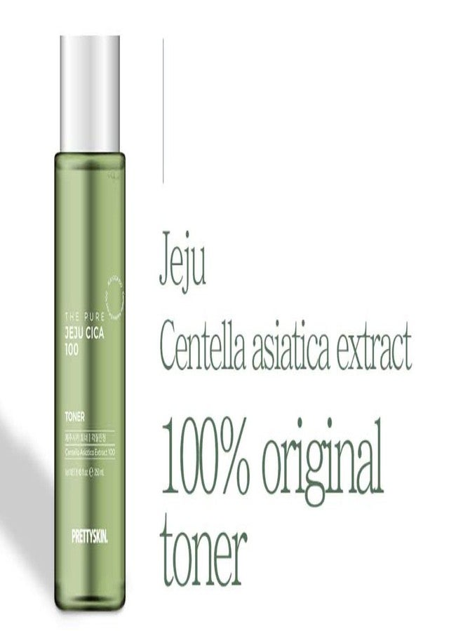 PRETTYSKIN The Pure Jeju CICA Facial Toner 8.45fl.oz. | 100% Centella Asiatica Extract | Hydrating & Soothing Water-Type Toner | for Sensitive Skin | Korean Skincare - Image 4