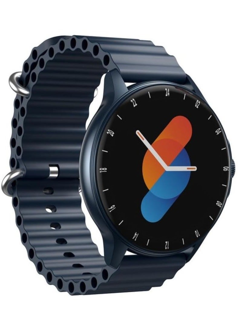 havit Advanced Smartwatch for Men & Smartwatch for Women - Bluetooth Calling, Smart Notifications, 120+ Sports Modes, Blood Oxygen, Heart Rate, Sleep & Stress Tracking, IP68 Water Resistant, Long Battery Life Fitness Tracker, Custom Watch Faces - Stylish Smartwatch for Business & Fitness (Blue) - Image 3