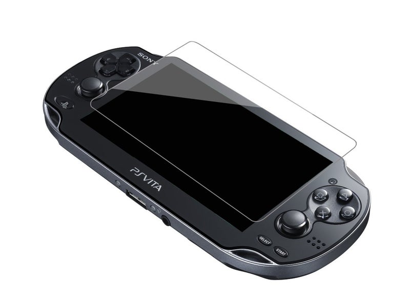 AKWOX (4-Pack) 2 Front+2 Back Covers Screen Protectors for Sony PlayStation Vita 1000, Akwox 9H Tempered Glass Front Screen Protector and HD Clear PET Back Screen Protective Film for PS Vita PSV 1000 - Image 3