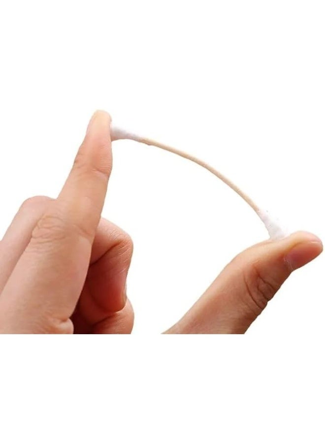 Cotton Buds for Ear Cleaning, 100 Pcs Medical Cotton Sticks, Soft and Safe for Personal Care and Cosmetics, Made of Soft and Skin-Friendly. - Image 3