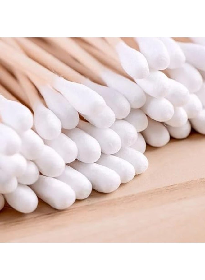 Cotton Buds for Ear Cleaning, 100 Pcs Medical Cotton Sticks, Soft and Safe for Personal Care and Cosmetics, Made of Soft and Skin-Friendly. - Image 2