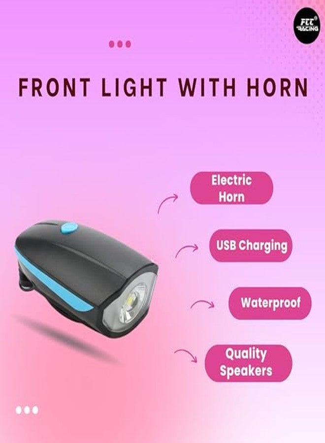 FCCRACING Bicycle Mobile Holder - Aluminium Alloy, and Front Light with Horn Combo for Bicycle - Image 5