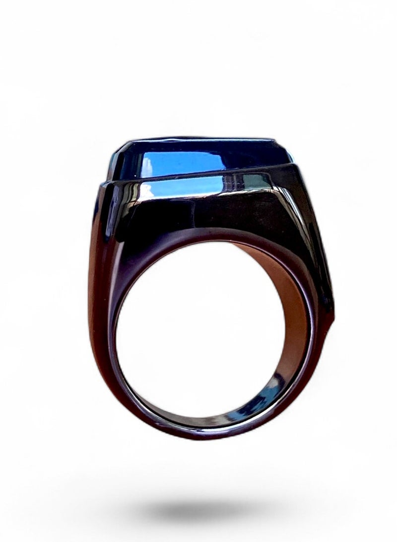 خاتم زكر خاتم ذكر ذكي مقاس (22) مم مزود بتذكير بالاهتزاز وعداد تسبيح واتصال بلوتوث لتطبيق IQIBLA الحصري و5 تذكيرات يومية بالصلاة - Image 3