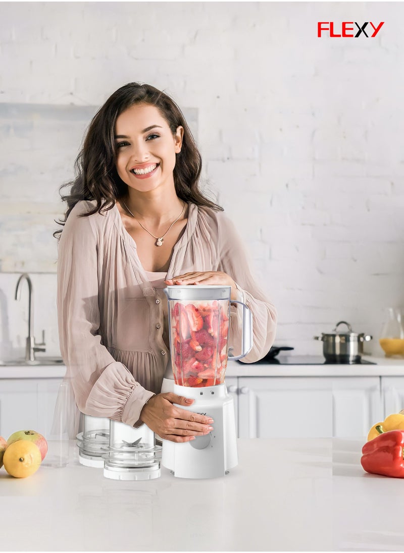 650W 3 in 1 Food Processor Mixer With Blender Grinder And Chopper