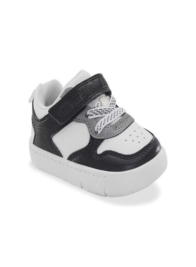 Carter's Every Step Every Step Unisex-Baby Harry-BP Casual White/Black Size 4.5 - Image 1