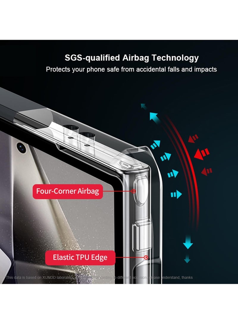 Case Compatible with Samsung Galaxy S25 Ultra, [Droproof] [Sweat-Proof] [Fingerprint-Proof] Shockproof Protective Phone Case -Black - Image 2