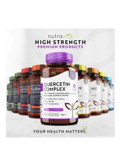 Nutravita Quercetin 500mg with Bromelain Vitamin C 120 Vegan Capsules  - Image 4