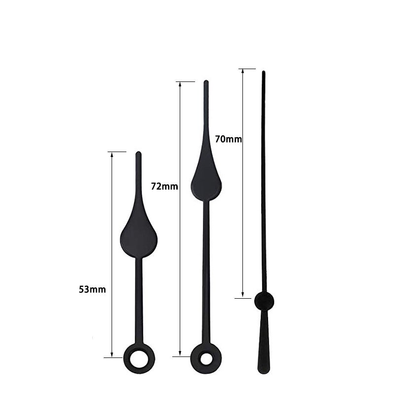 14 Styles Metal Clock Hands DIY Movement Repair 8041 Black 