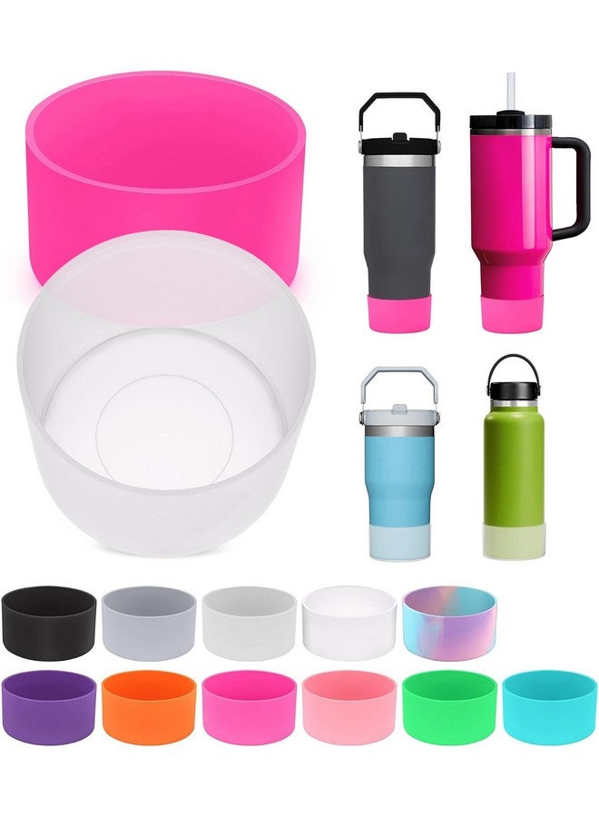 PICcircuit 2 PCS for Stanley Boot, Silicone Bottom for Stanley Cup Boot Quencher Adventure 40oz&for Hydroflask Boot 12-24oz for Stanley Tumbler Accessories for Stanley Cup Accessories Avoid Scratches&Noise - Image 1