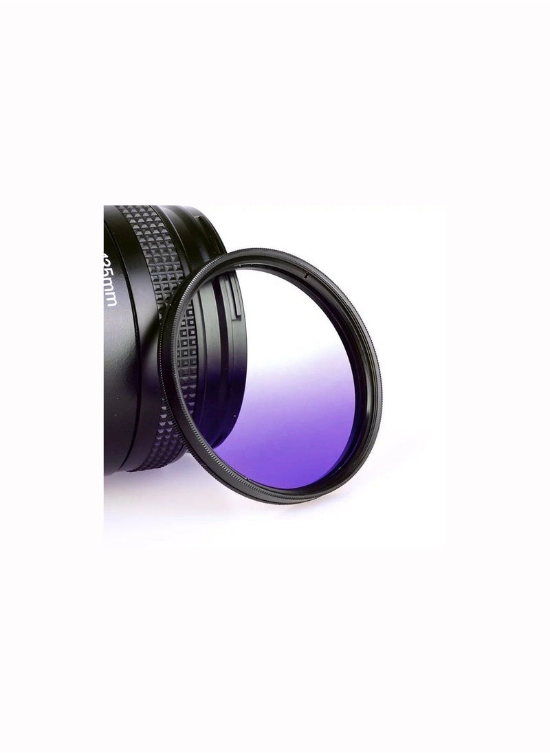 Elite Dose graduated purple color filter 58mm  - Image 1