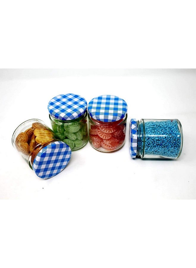 Ash & Roh® - Clear Glass Jar And Container With Air Tight Lid Storage of Spices and Dry Fruit (200 ML ROUND, 6) - Image 5