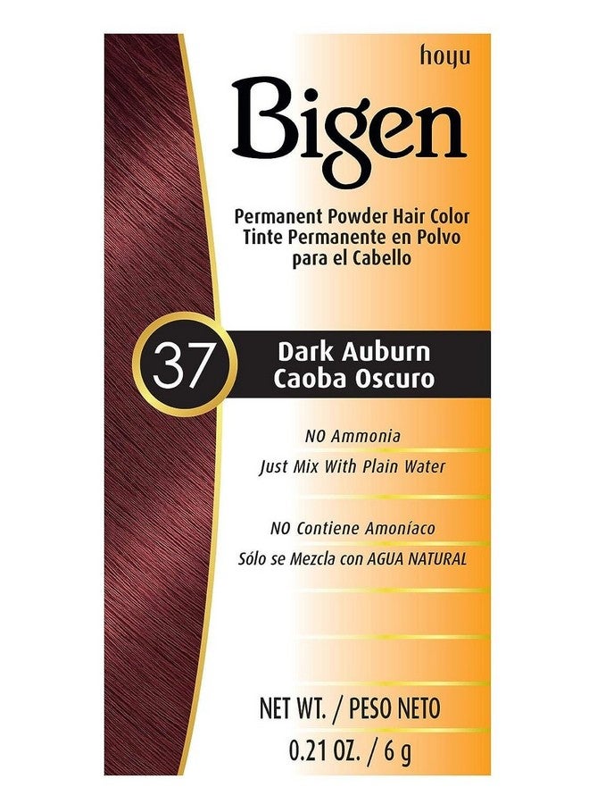 Bigen Powder Hair Color 37 Dark Auburn 0.21 Ounce (6Ml) (3 Pack) - Image 4