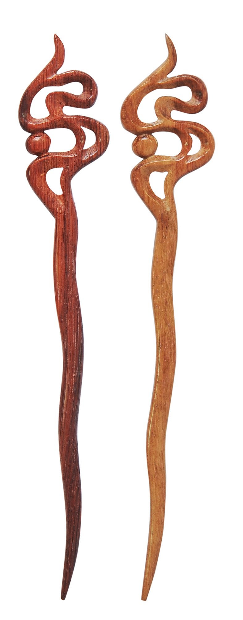 Marycrafts Artwork Wooden Hair Stick For Buns Hair Fork For Women Long Hair - Image 4