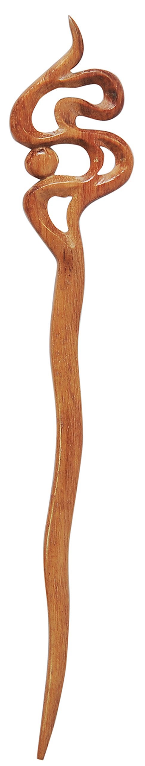 Marycrafts Artwork Wooden Hair Stick For Buns Hair Fork For Women Long Hair - Image 2