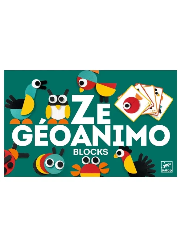 DJECO Ze Geoanimo Blocks