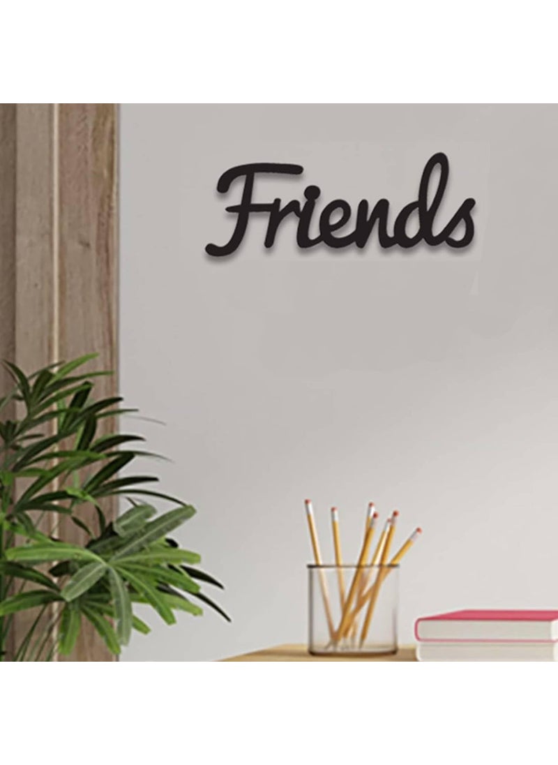 Art Street Art Street Friends MDF Plaque Painted Cutout Ready to Hang Home Décor Wall Art  - Image 1