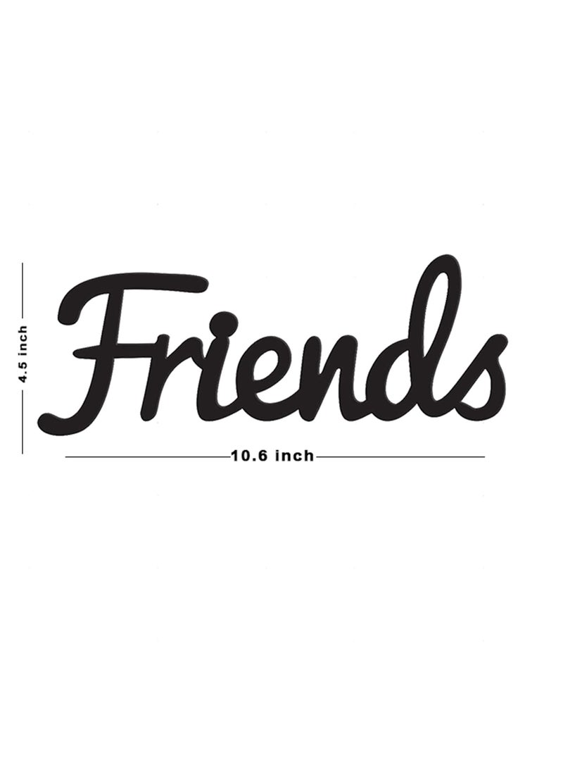 Art Street Art Street Friends MDF Plaque Painted Cutout Ready to Hang Home Décor Wall Art  - Image 3