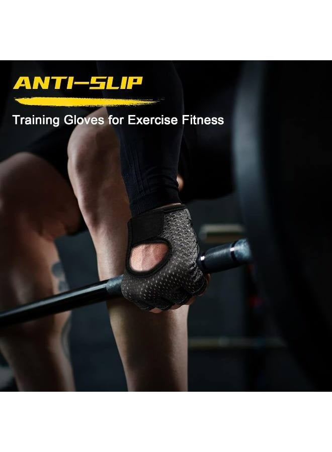 GymHand Gloves with Anti-skid and Wear-resistant, Comfortable Exercise and Breathable Gym with Velcro, Weight Lifting Gloves - Image 5
