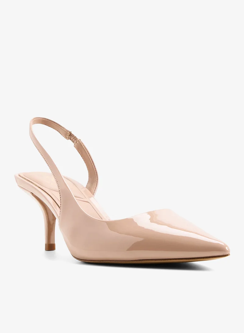 Aldo MEDIUM BEIGE Stessylowsling Slingback Pumps for Women | Best Price UAE