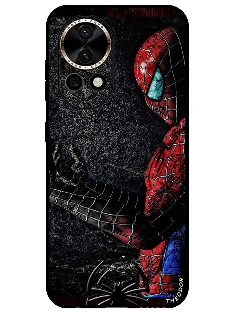 Theodor Protective Case Anti Scratch Shock Proof Bumper Cover For Huawei Nova 12 Pro Spider Man  - Image 1