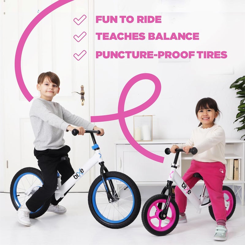 Bixe Aluminum Balance Bike for Kids and Toddlers - Lightweight 4LBS - Toddler Bike - No Pedal Training Bicycle - Bikes for 18 Months to 6 Year Old - for 2 3 4 5 Years Old - Pink - Image 4