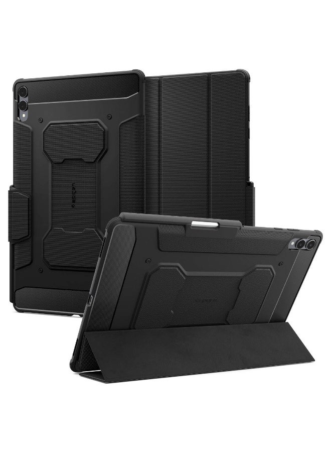 Spigen Rugged Armor Pro Samsung Galaxy Tab S11 Ultra Case Cover 14.6 inch (2025) with S Pen Holder - Black - Image 1