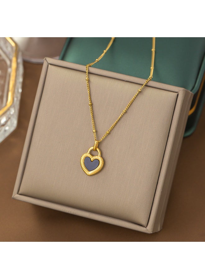 Ligant Necklace "Unique Gold Look" - Luxury Creative & Distinctive Design for Women - Sophisticated Gold Plated Fashion Jewelry