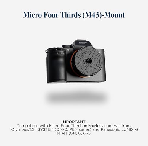 Retropia Original Retropia Repurposed Disposable Camera Lens - Unlimited Instant Film-Look Photos - Compact Pancake Lens, 32mm Focal Length & Fixed f/11 Aperture (M43 Mount Mirrorless Compatible) - Image 2