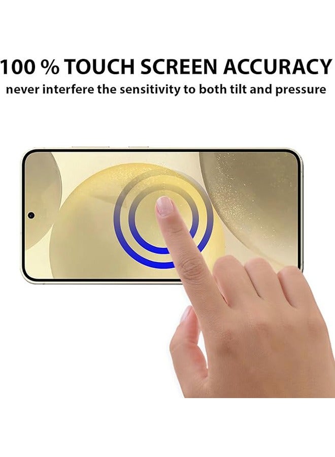 2 Pack Samsung Galaxy S24 FE 5G Screen Protector, 9H Tempered Glass Screen Protector for Samsung Galaxy S24 FE 5G, Full Coverage Bubble-Free Tempered Film, Anti-Scratch Film - Image 3